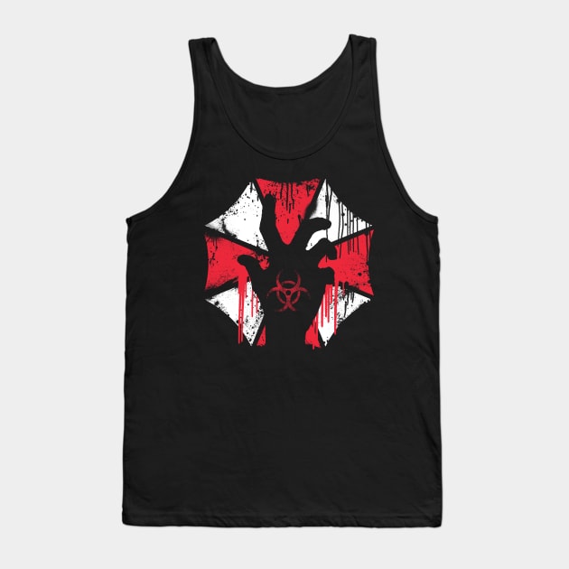 Biohazard Zombie Resident Tank Top by technofaze